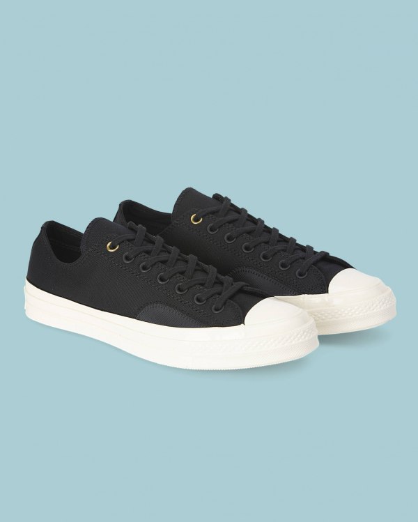 Converse Chuck 70 Clean N Preme Sort Sko Danmark - Converse Lave Sneakers Dame - 97835OSGF